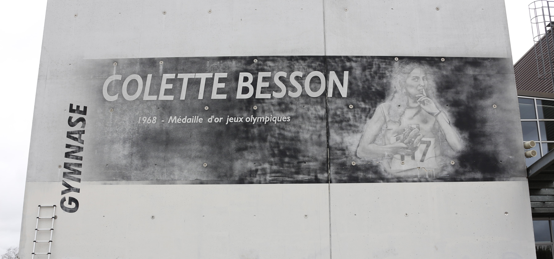 Fresque Colette Besson - Pechbonnieu - Siegfried Rouja